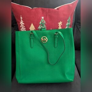 Michael Kors Green Tote Bag